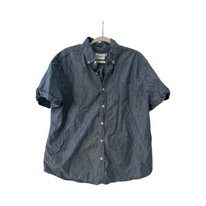 Goodfellow & Co short sleeve chambray shirt size xl